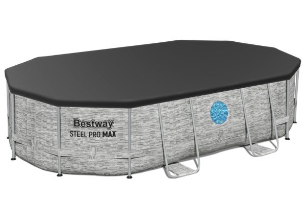 Montažni bazen 427 x 250 x 100 cm Bestway 56946 - sivi - Slika 3