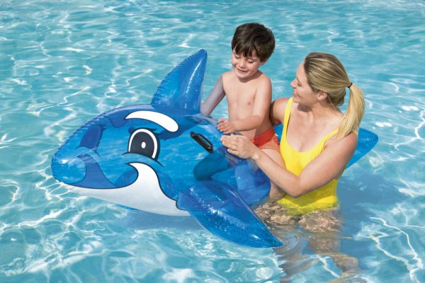 Madrac na napuhavanje kit 157 x 94 cm Bestway 41037 - transparentno plavi - Slika 4