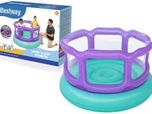 Trampolin na napuhavanje 152 cm x 152 cm x 84 cm Bestway 52646