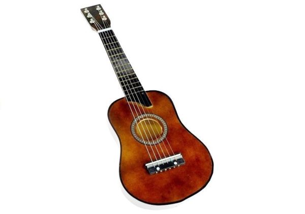 Klasična drvena gitara za djecu Real look - smeđa - Slika 2