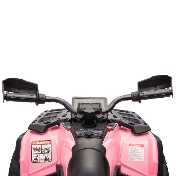 Quad na akumulator Can Am Outlander 4x4 DK-CA005 - svijetlo rozi - Slika 11