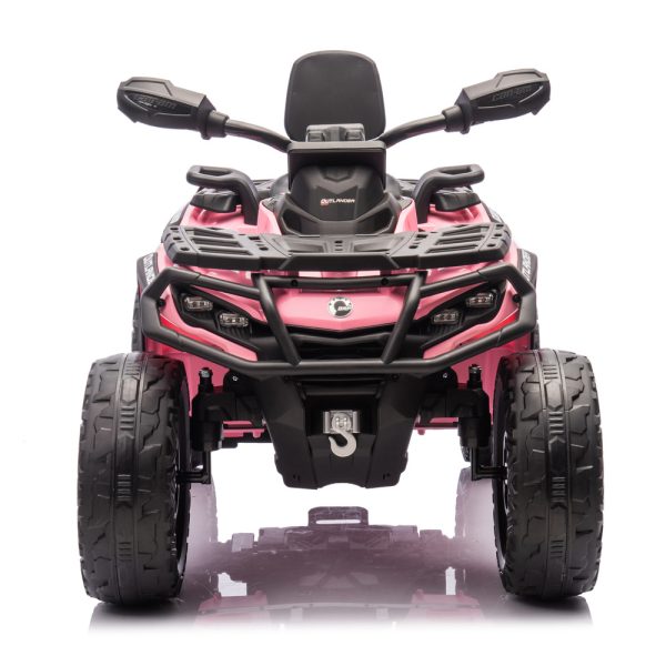 Quad na akumulator Can Am Outlander 4x4 DK-CA005 - svijetlo rozi - Slika 3