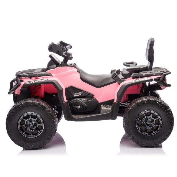 Quad na akumulator Can Am Outlander 4x4 DK-CA005 - svijetlo rozi - Slika 5