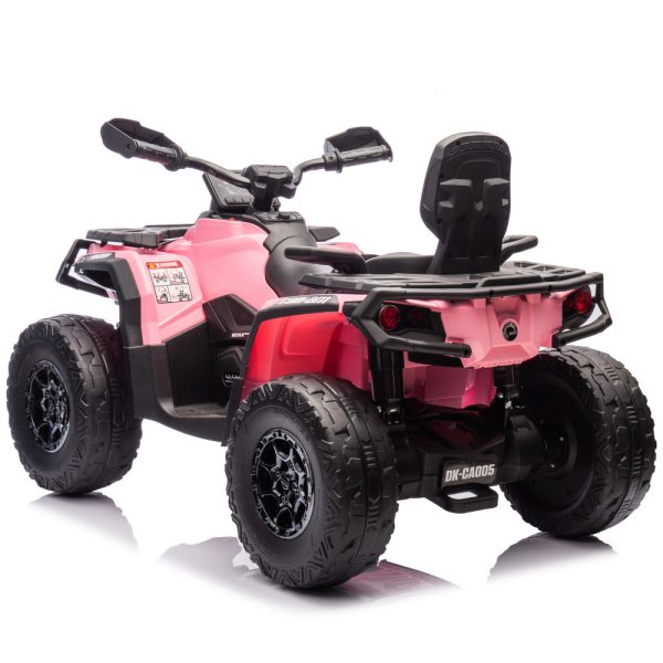 Quad na akumulator Can Am Outlander 4x4 DK-CA005 - svijetlo rozi - Slika 6