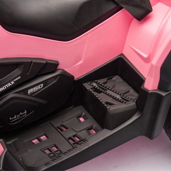 Quad na akumulator Can Am Outlander 4x4 DK-CA005 - svijetlo rozi - Slika 8