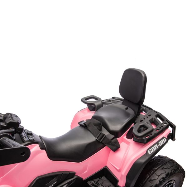 Quad na akumulator Can Am Outlander 4x4 DK-CA005 - svijetlo rozi - Slika 9