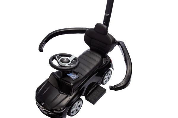 Dječja guralica Mercedes-Benz 3u1 - crna - Slika 15