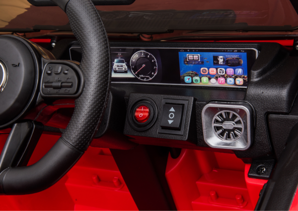 Licencirani auto na akumulator Mercedes G63 AMG - crveni - Slika 11
