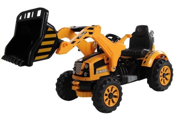 Traktor na akumulator s korpom - žuti - Slika 2