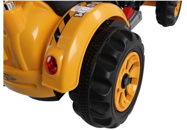 Traktor na akumulator s korpom - žuti - Slika 3