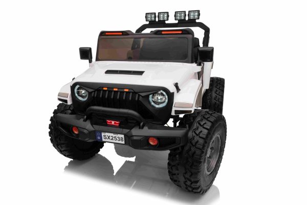 Auto na akumulator Extreme Sport 4x4 s podesivom dužinom vozila - dvosjed -  bijeli - Slika 15
