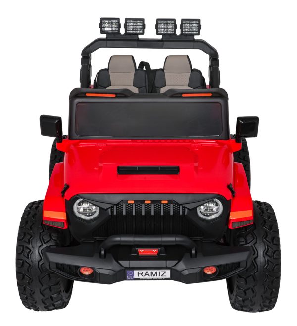 Auto na akumulator Extreme Sport 4x4 s podesivom dužinom vozila - dvosjed - crveni - Slika 9