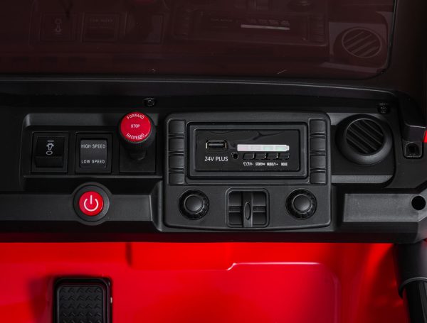 Auto na akumulator Extreme Sport 4x4 s podesivom dužinom vozila - dvosjed - crveni - Slika 12