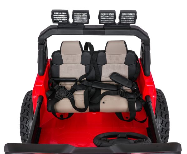 Auto na akumulator Extreme Sport 4x4 s podesivom dužinom vozila - dvosjed - crveni - Slika 24