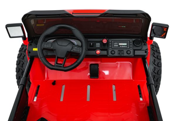 Auto na akumulator Extreme Sport 4x4 s podesivom dužinom vozila - dvosjed - crveni - Slika 29