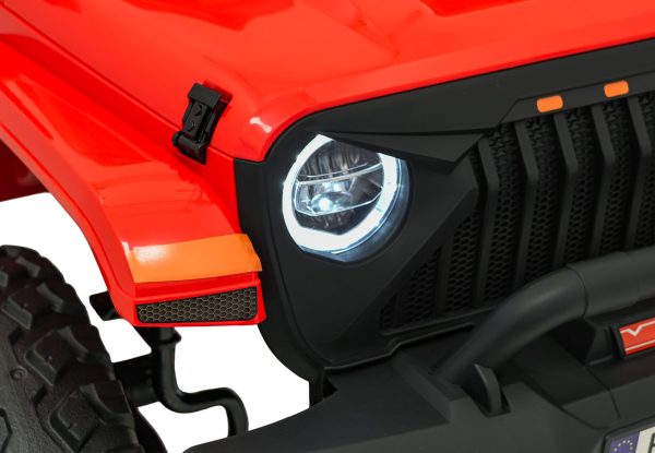 Auto na akumulator Extreme Sport 4x4 s podesivom dužinom vozila - dvosjed - crveni - Slika 30