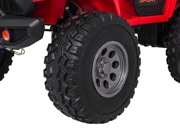 Auto na akumulator Extreme Sport 4x4 s podesivom dužinom vozila - dvosjed - crveni - Slika 32