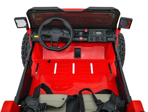Auto na akumulator Extreme Sport 4x4 s podesivom dužinom vozila - dvosjed - crveni - Slika 33