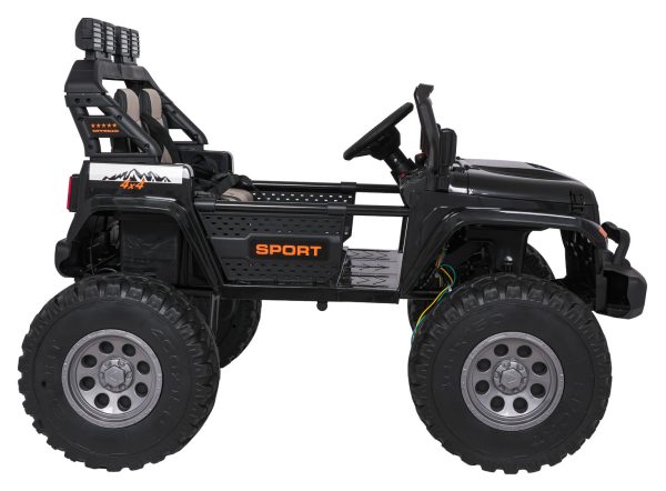 Auto na akumulator Extreme Sport 4x4 s podesivom dužinom vozila - dvosjed - crni - Slika 16