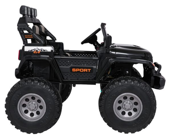 Auto na akumulator Extreme Sport 4x4 s podesivom dužinom vozila - dvosjed - crni - Slika 22