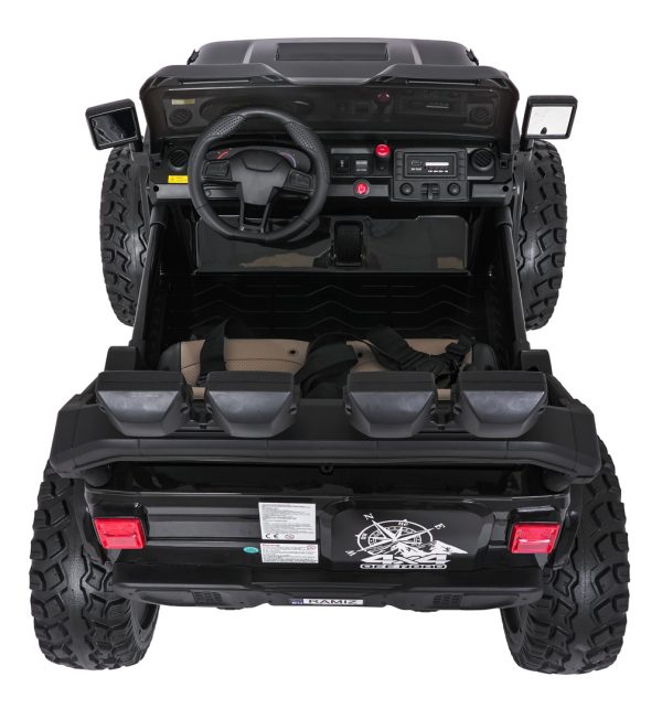 Auto na akumulator Extreme Sport 4x4 s podesivom dužinom vozila - dvosjed - crni - Slika 27