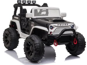 Auto na akumulator Jeep JC666 Brother Police - crno/bijeli