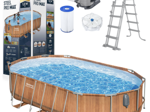 Montažni bazen Bestway 56719 Power Steel - 610 x 366 x 122 cm