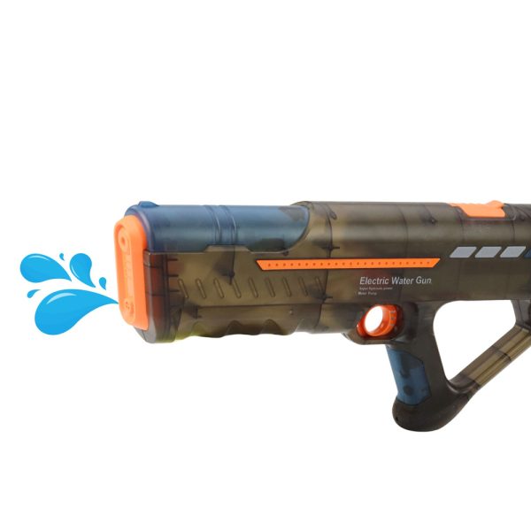 Electric Water Gun Rifle Rechargeable Transparent Black 55 cm – AV SHOP