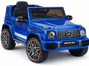 Licencirani auto na akumulator Mercedes AMG G63 2x200W - plavi/lakirani