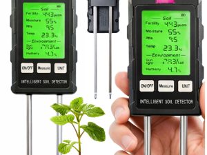 Uređaj za mjerenje vlažnosti tla, pH, temperature, svjetlosti i vlažnost zraka 6u1