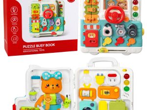Interactive Book Educational Manipulative Board Lights Sounds 16 pcs.