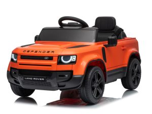 Licencirani auto na akumulator Land Rover Defender 4x4 - narančasti