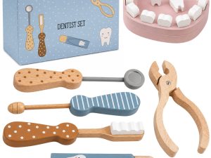 Wooden Dental Kit Tools Little Dentist